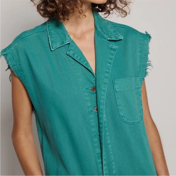 One Teaspoon Emerald Safari Camp Overalls Size Extra Small - Picture 4 of 15